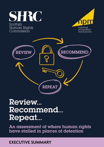 Cover page of summary report