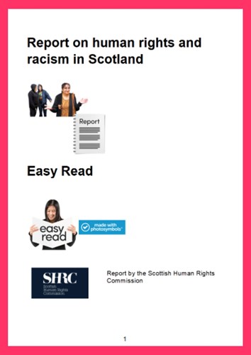 Report on human rights and racism in Scotland