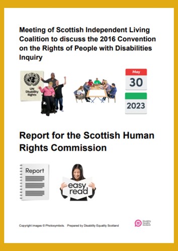 Scottish Independent Living Coalition Report