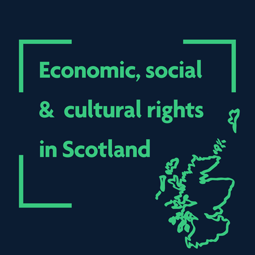 Economic, social and cultural rights in Scotland. Green map of Scotland