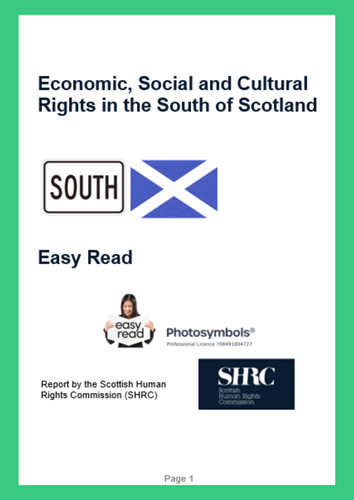 Economic, social and cultural rights in the South of Scotland